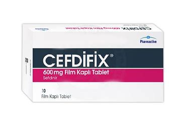 Cefdifix 600 Mg 14 Film Kapli Tablet (14 Film Kapli Tablet)