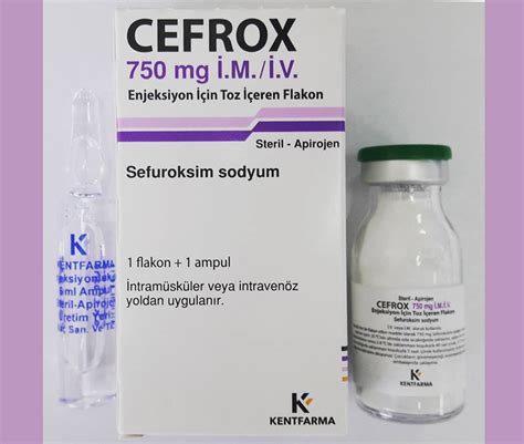 Cefrox 750 Mg Im/iv Enjeksiyon Icin Toz Iceren Flakon