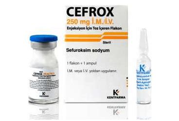 Cefurol 250 Mg Im Enjeksiyonluk Cozelti Tozu