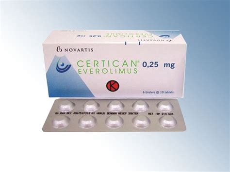 Certican 0,25 Mg 60 Tablet