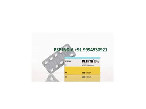 Cetryn 10 Mg 20 Film Tablet
