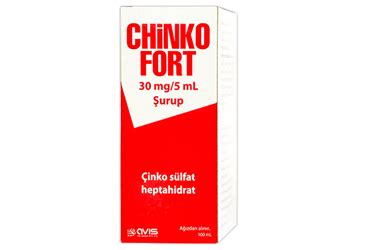 Chinko Fort 30 Mg/5 Ml Surup