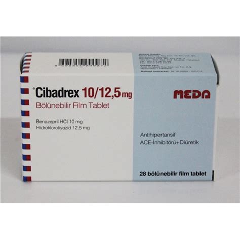 Cibadrex 10/12,5 Mg Film Tablet (28 Tablet)