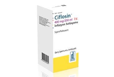 Ciflosin 400 Mg/200 Ml Iv Infuzyonluk Cozelti