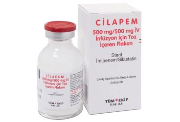 Cilapem 500/500 Mg Iv Inf. Icin Toz Iceren Flakon