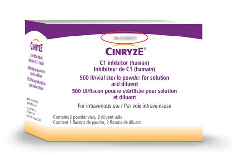 Cinryze 500 Iu/5 Ml Iv Enj. Icin Liyofilize Toz Iceren 2 Flakon