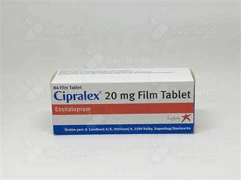 Cipralex 20mg 84 Film Tablet