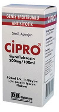 Cipro Iv 200 Mg 1 Flakon