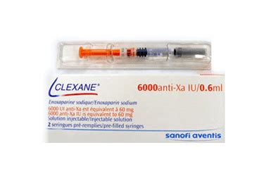 Clexane 6000 Anti-xa Iu/0,6 Ml Kull.hazir Enjektor