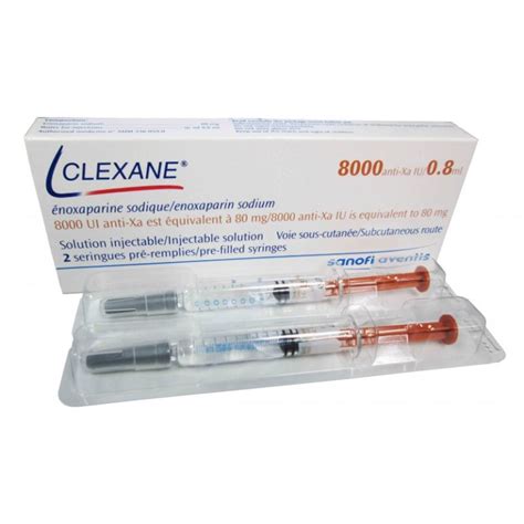 Clexane 8000 Anti-xa Iu/0,8 Ml Kull.hazir Enjektor