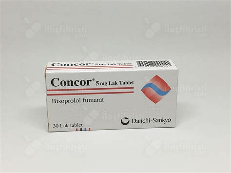 Concor 5 Mg 30 Lak Tablet