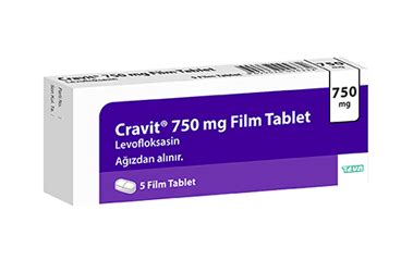 Cravit 750 Mg 5 Film Tablet
