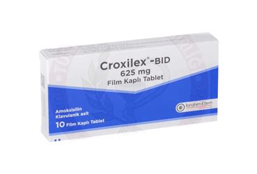 Croxilex Bid 625 Mg Film Kapli Tablet