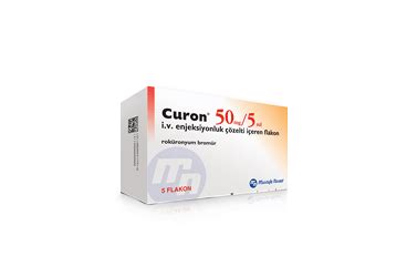 Curon 50 Mg/5 Ml Iv Enjeksiyonluk Cozelti Iceren 5 Flakon
