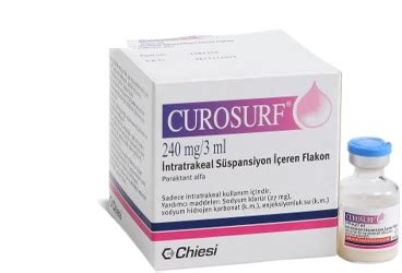 Curosurf 240 Mg/3 Ml Intratrakeal Suspansiyon 1 Adet Tek Dozluk Flakon