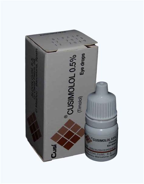 Cusimolol Eye Drops % 0,5 0,5 Mg 5 Ml Oftalmik Solusyon