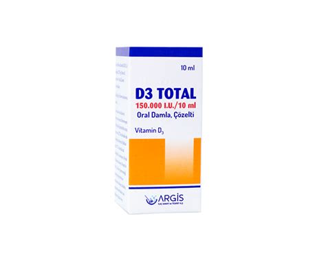 D3 Total 150.000 Iu / 10 Ml Oral Damla , Cozelti (30 Ml)