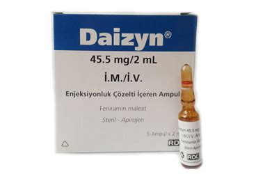 Daizyn 45,5 Mg/2 Ml Im/iv Enjeksiyonluk Cozelti Iceren 5 Ampul