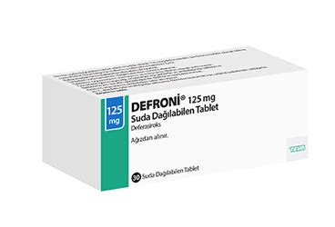 Defroni 125 Mg Suda Dagilabilen 30 Tablet
