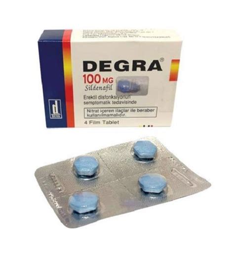 Degra 100 Mg 4 Film Tablet