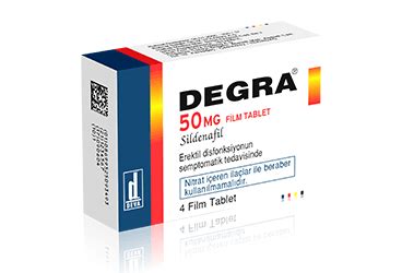 Degra 50 Mg 4 Film Tablet