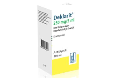 Deklarit 250mg/5ml Oral Suspansiyon Hazirlamak Icin Granul (100 Ml)