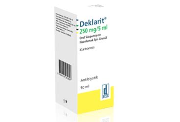Deklarit 250mg/5ml Oral Suspansiyon Hazirlamak Icin Granul (50 Ml)