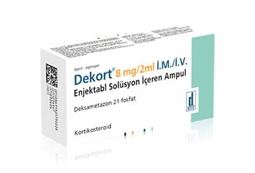Dekort 8 Mg/2 Ml Im/iv Enjeksiyonluk Cozelti 1 Ampul