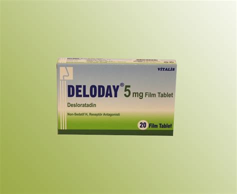Deloday 5 Mg 20 Film Tablet