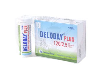 Delofed Mr 2,5/120 Mg 20 Kapsul