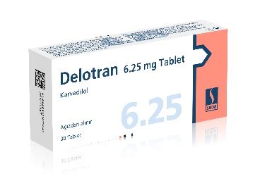 Delotran 6,25 Mg 30 Tablet