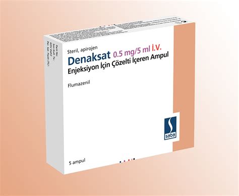 Denaksat 0,5 Mg/5 Ml Iv Enj. Icin Coz. Iceren 5 Ampul