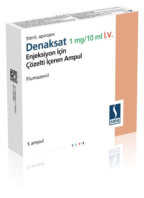 Denaksat 1 Mg/10 Ml Iv Enj. Icin Coz. Iceren 5 Ampul