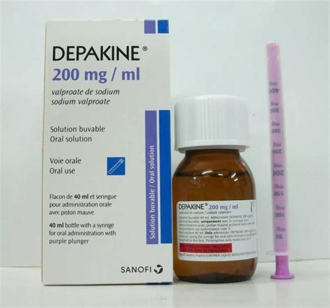 Depakin 200 Mg 40 Ml Oral Solusyon