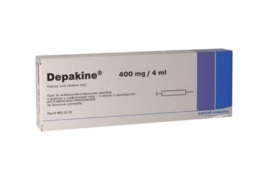 Depakin 400mg/4ml Iv Enj. Coz. Icin Liyofilize Toz Iceren 4 Flakon+4 Cozucu Ampul