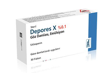 Depores X %0,1 Goz Damlasi, Emulsiyon (30 Flakon)