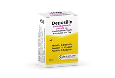 Deposilin 600.000/300.000/300.000 Iu Enjeksiyonluk Cozelti Hazirlamak Icin Toz (1 Flakon)