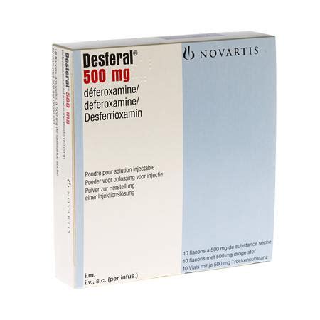 Desferal 500 Mg 10 Flakon
