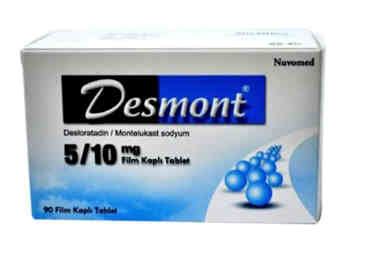 Desmont 5/10 Mg 90 Film Kapli Tablet
