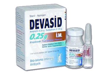 Devasid 0,25 G I.m. Enjektabl Toz Iceren Flakon (1 Flakon)