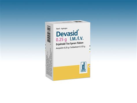 Devasid 0,25 G Im/iv Enjeksiyonluk Toz (1 Flakon)