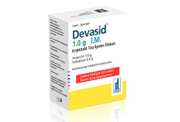 Devasid 0,5 G/0,25 G I.m. Enjeksiyonluk Toz (1 Flakon)