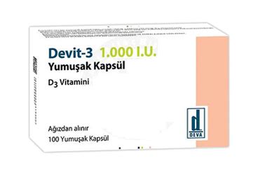 Devit-3 1000 I.u. Yumusak Kapsul (100 Kapsul) 