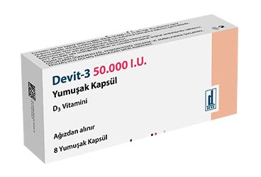 Devit-3 50.000 I.u. Yumusak Kapsul (8 Kapsul)