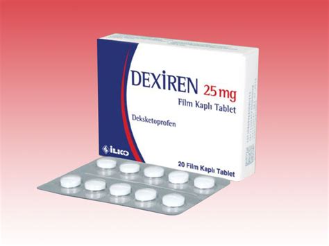 Dexiren 25 Mg 20 Film Kapli Tablet
