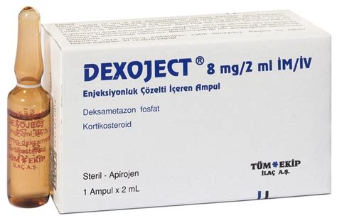 Dexoject 8 Mg/2 Ml Im/iv Enj. Coz. Iceren Ampul