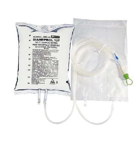 Dianefrol 137 %2.27 Glukoz Iceren Periton Diyaliz Cozeltisi 2000 Ml Cift Torba Mini Kapakli