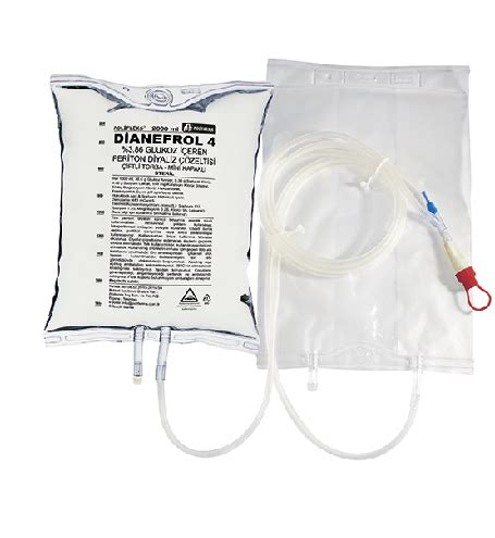 Dianefrol 137 %3.86 Glukozlu Peritoneal Diyaliz Coz. Ciftli Torba 2000 Ml Mini Kapakli