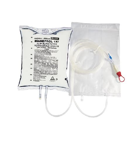 Dianefrol 137 %3.86 Glukozlu Peritoneal Diyaliz Coz. Ciftli Torba 2500 Ml Mini Kapakli