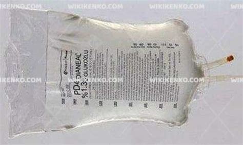 Dianefrol 4 %3.86 Glukoz Iceren Periton Diyaliz Coz 2000 Ml Cift Torba Mini Kapak Ile